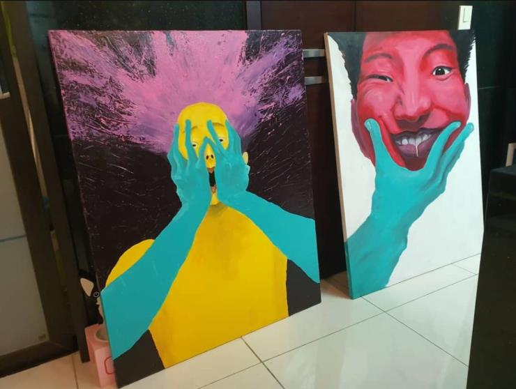 송민호의 인스타그램에 올라온 그의 작품.