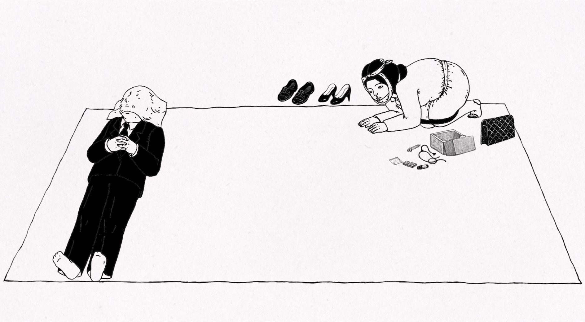 정유미, 연애놀이, single channel video 15mins, 2012