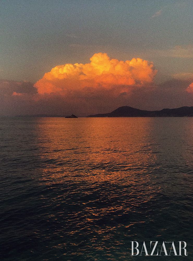 프랑스의 항구 도시 생시르쉬르메르(Saint-Cyr-Sur-Mer), 2018.