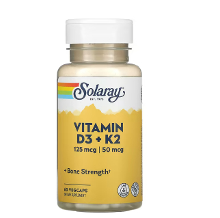 Solaray, 비타민D3 + K2, (60정) 1만원대 