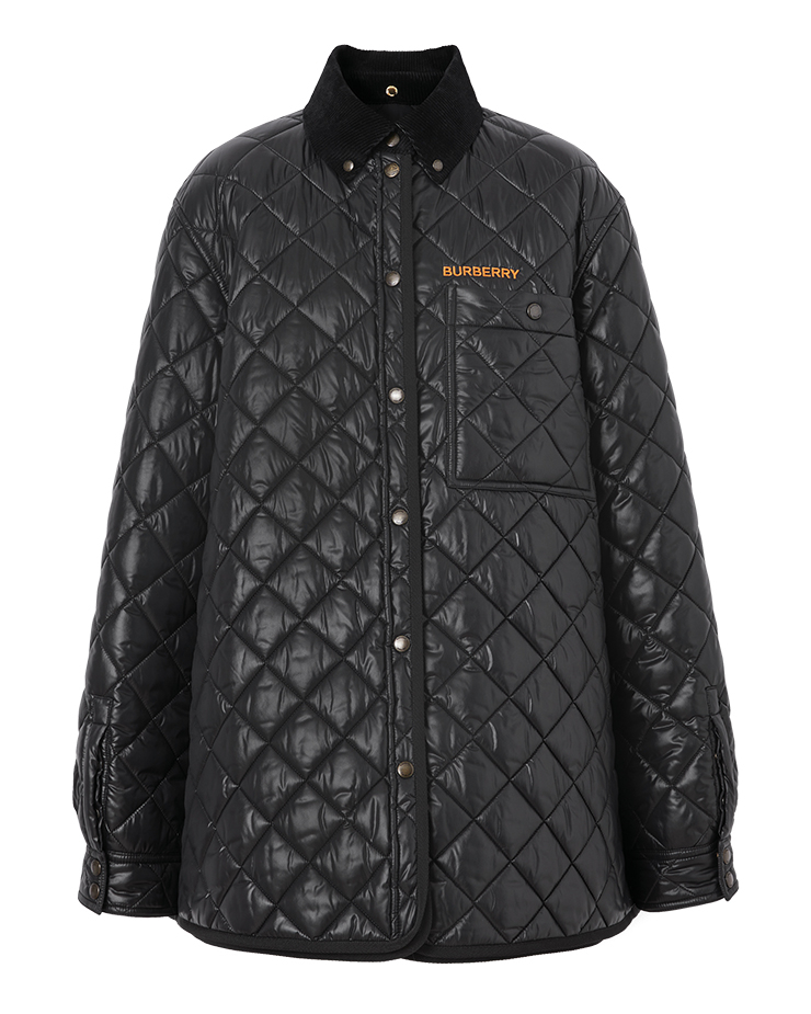 퀼팅 재킷은 Burberry.