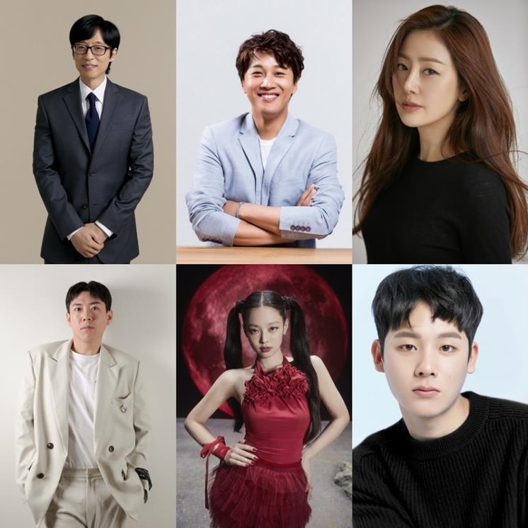 사진 / 각 소속사(안테나, 블러썸 엔터테인먼트, 매니지먼트에이엠나인, SM C&C, YG엔터테인먼트, 나무엑터스)