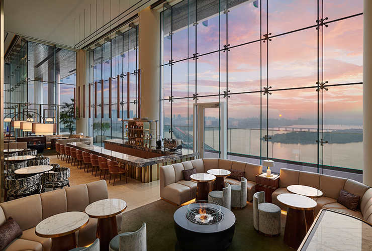 호텔 나루 서울 엠갤러리 라운지.