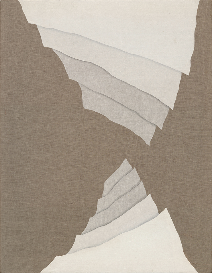 <무제(Untitled)>, c.2000s, Korean paper on canvas, 117x91cm.