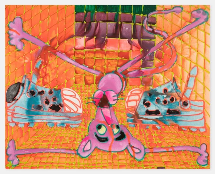 Katherine Bernhardt_Orange Aerobic Shower_2022