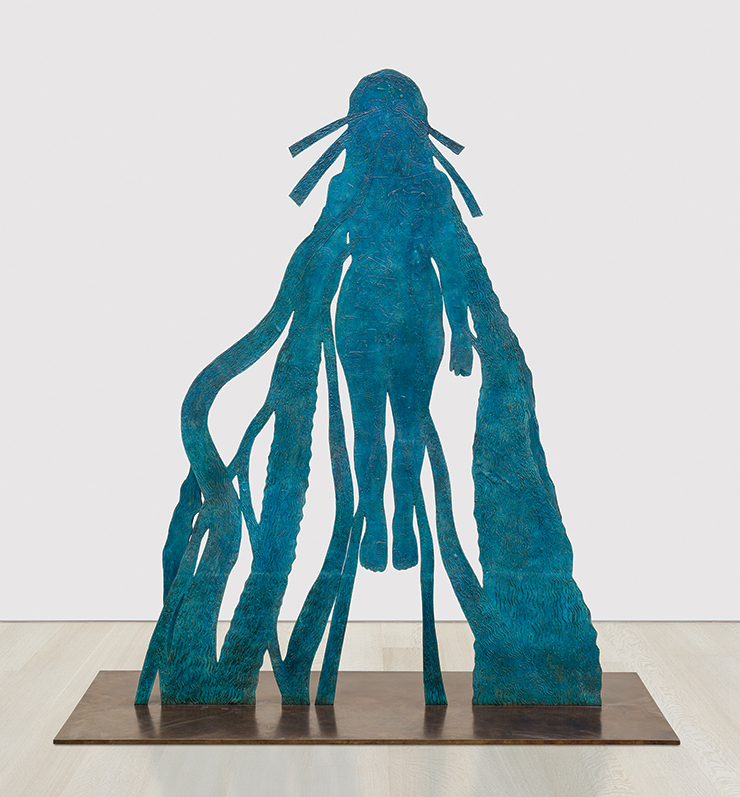 <Dark Water>, 2023, Bronze, 182.9x165.1x71.1cm.© Kiki Smith, Courtesy of Pace Gallery