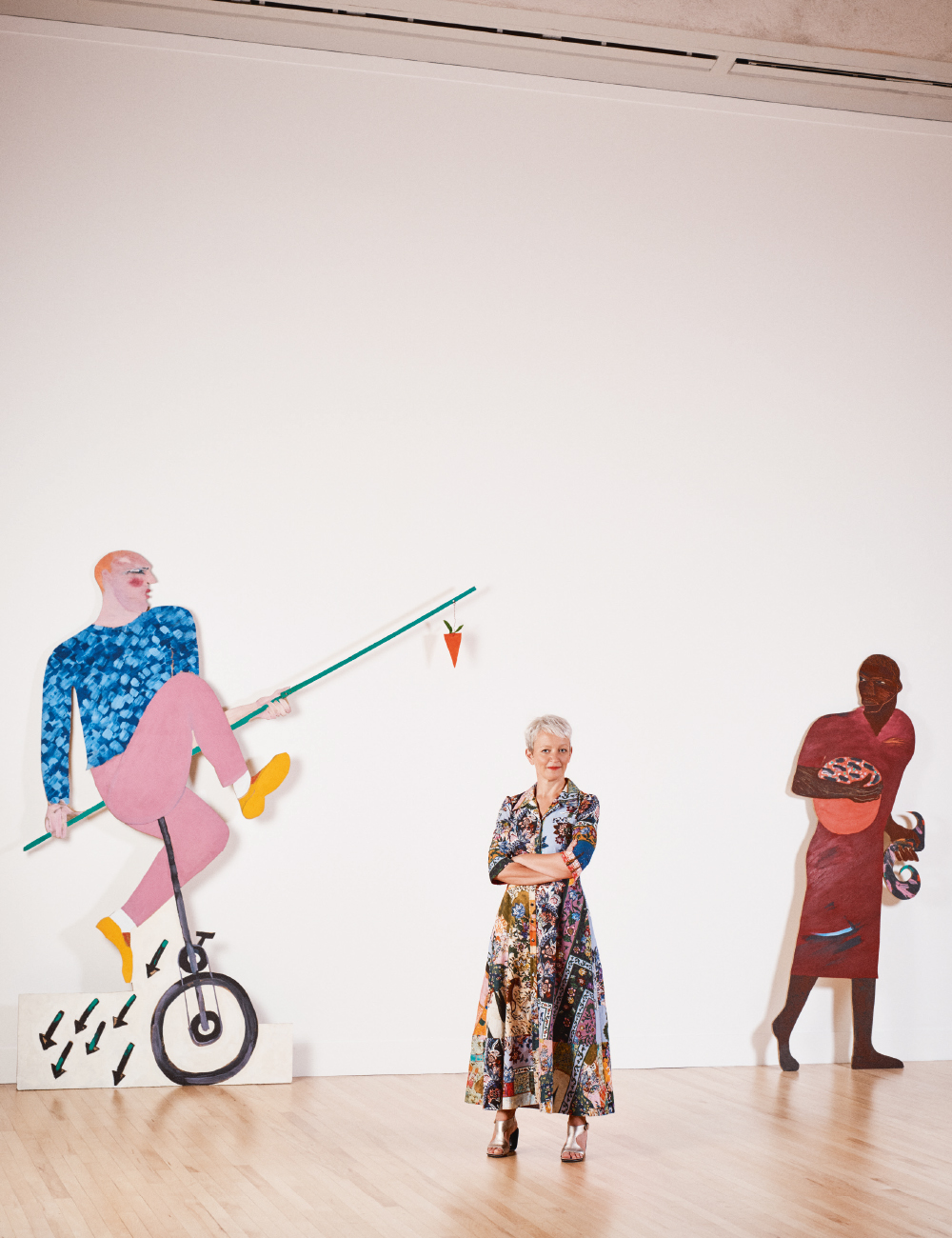 테이트 모던, 루바이나 히미드(Lubaina Himid)의 ‘The Carrot Piece’(1985)와 함께