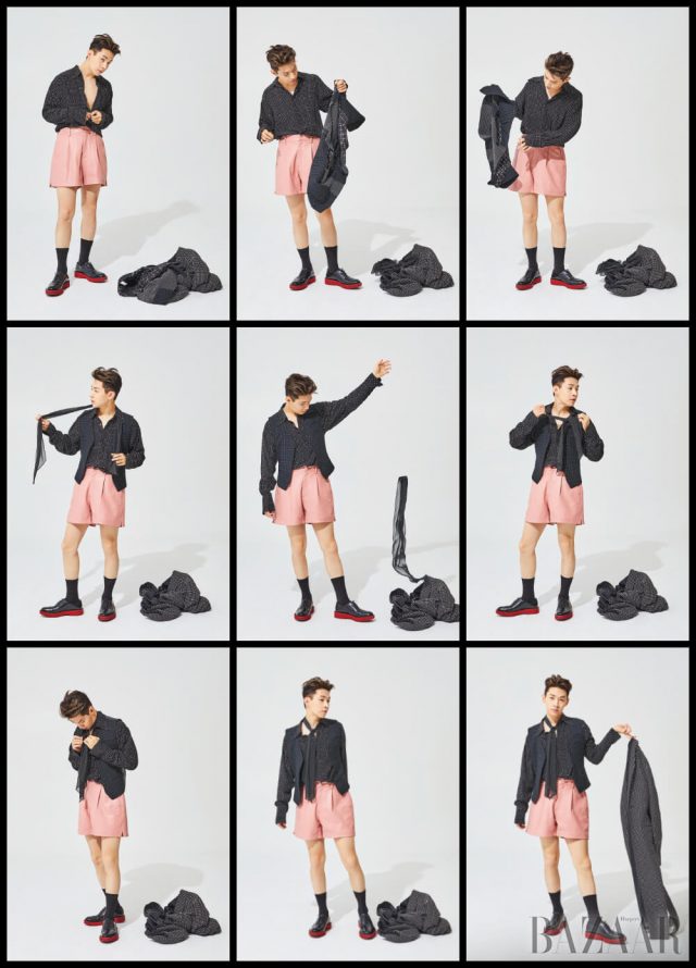 코트, 셔츠, 베스트, 스카프는 모두 Lementeque, 팬츠는 Ordinary Peolple, 슈즈는 Salvatore Ferragamo, 양말은 스타일리스트 소장품.