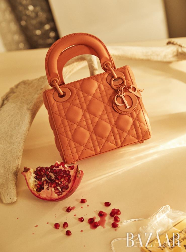 송아지 가죽 소재의 ‘레이디 디올(Lady Dior)’ 백은 Dior.