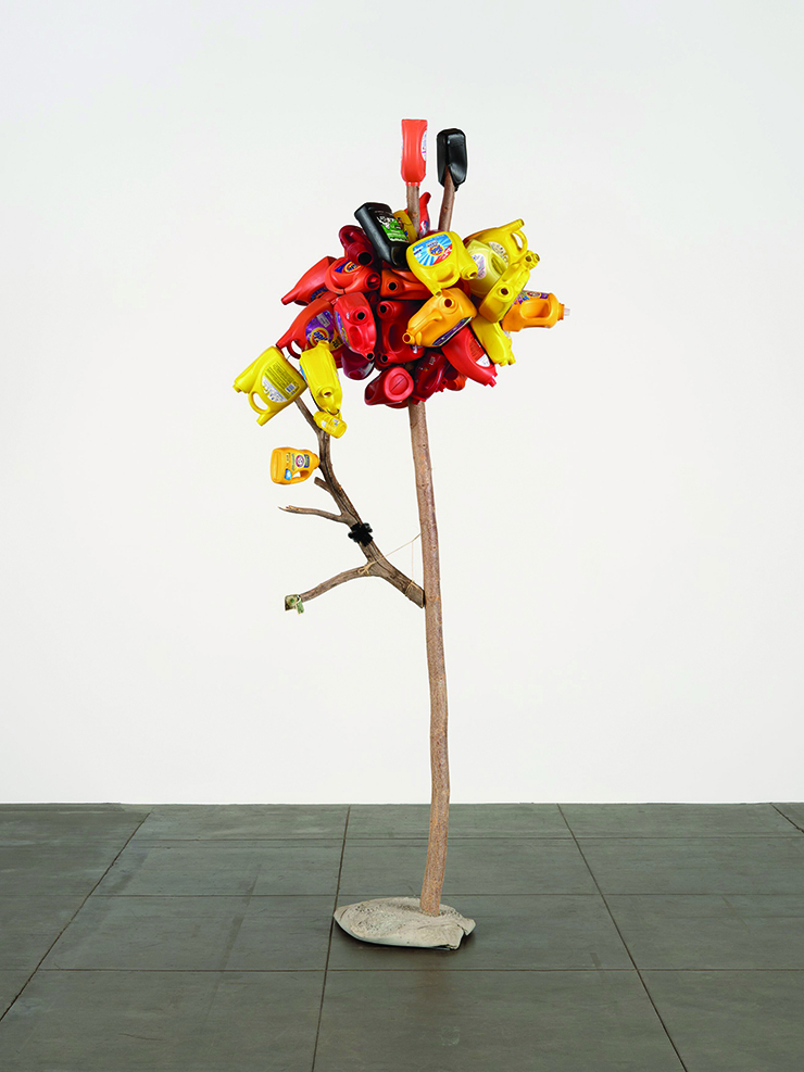 <Untitled>, 2022, Mixed media, 340.4x152.4x99.1cm. © Henry Taylor Courtesy the artist and Hauser & Wirth