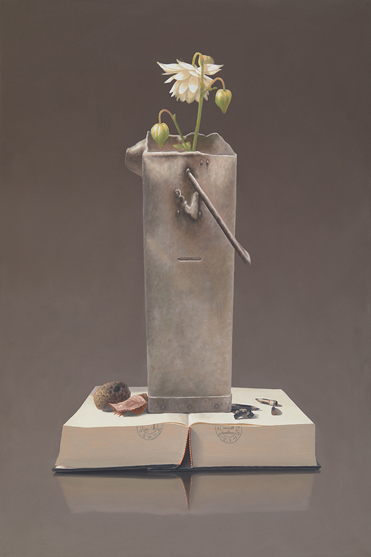 <명경지수>, 2015, Oil on Canvas, 91.0x60.0cm. Courtesy of the artist