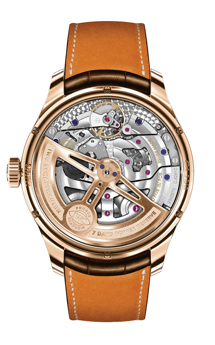 ‘포르투기저 퍼페추얼 캘린더’ 워치는 IWC.