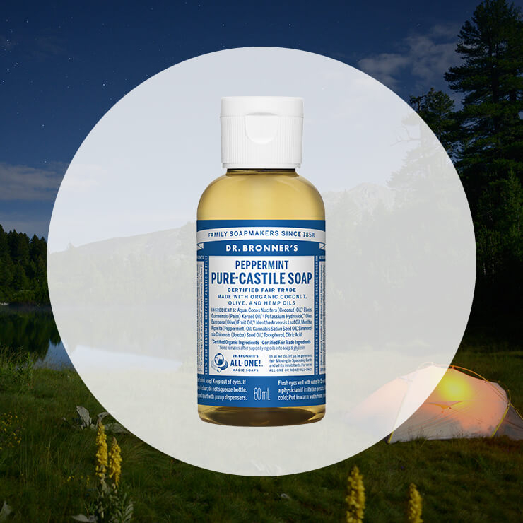 DR. BRONNER&#39;S 페퍼민트 퓨어 캐스틸 솝 60ml 4천3백원