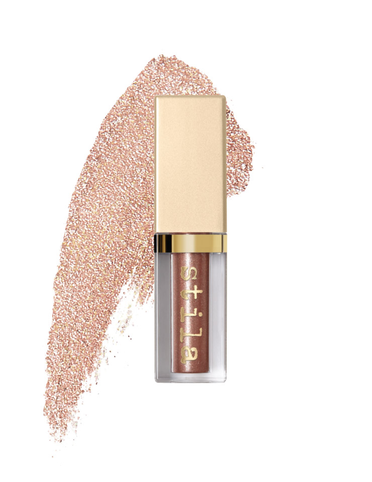 Stila 매그니피센트 메탈 글리터 앤 글로우 리퀴드 아이섀도우, 로즈 골드 레트로 3만5천원.
