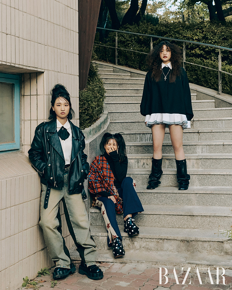 (왼쪽부터) 신문방송학과 라유진(2001), 국어국문학과 김서영(2002), 중국문화학과 강희서(2002)