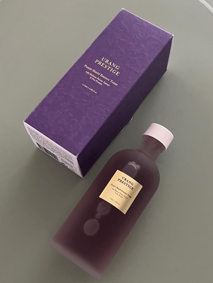 Urang 프레스티지 퍼플 쉴드 에센스 토너 6만5천원.