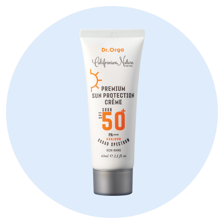 Dr.Orga 프리미엄 썬 프로텍션 크림 SPF50+/ PA+++ 60ml 3만8천원.
