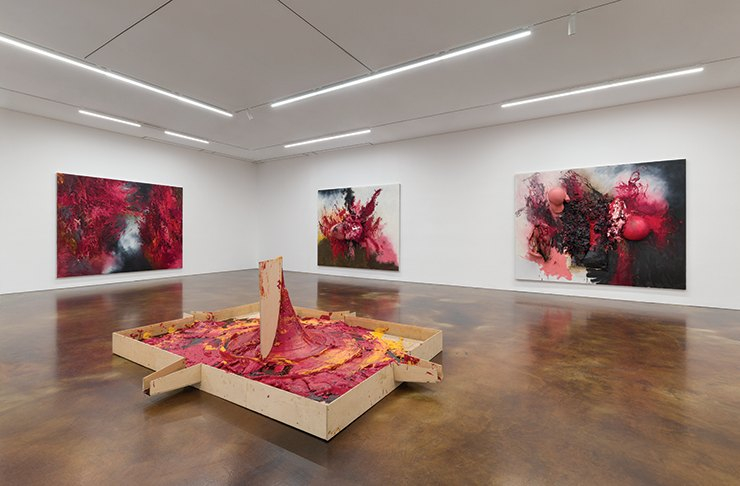 국제갤러리 2관(K2) 아니쉬 카푸어 개인전 «Anish Kapoor» 설치 전경. ⓒ 국제갤러리