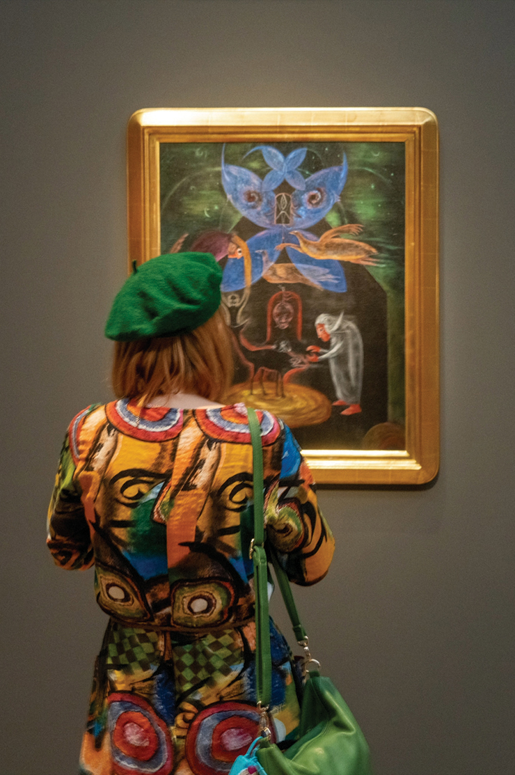 Stefan Draschan, from <People Matching Artworks>, at Museumbarberini, Potsdam. 