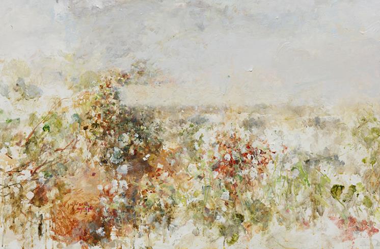 <Mur du Voisin>, 2023, Oil on canvas, 85x56cm.
