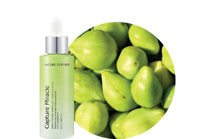 Nature Republic 캡처 미라클 카카두플럼 미백 앰플 5만원.