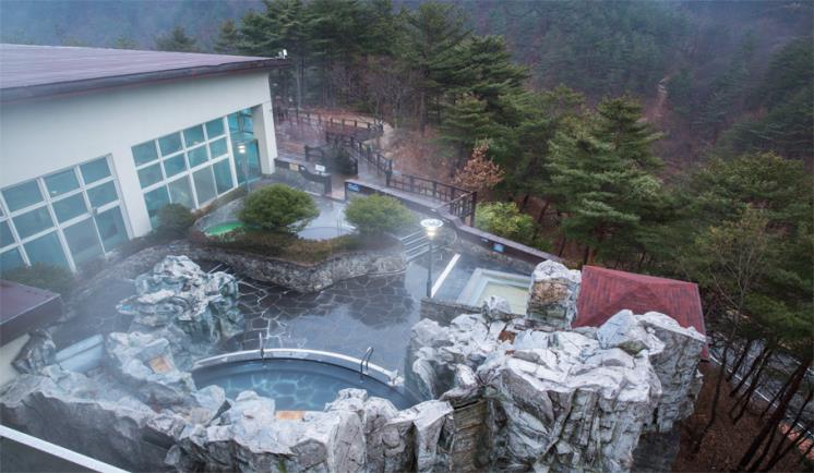 노천탕 전경