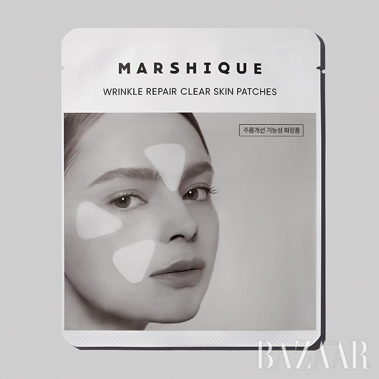 Marshique 링클 리페어 미간 주름 패치 11패치x5장 3만원.