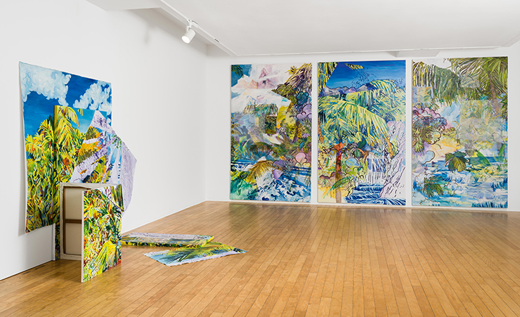 Jun Hyerim, Nothing is There Though #2, 2019; Perfect Skin, 2018; part of "Index of Six Sides" by Hapjungjigu.Exhibition view, No Space Just a Place, Daelim Museum, Seoul (2020)