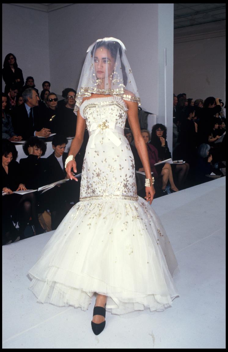 Chanel 1988 Spring/Summer Fashion Show, Paris. (Photo by Bertrand Rindoff Petroff/Getty Images)