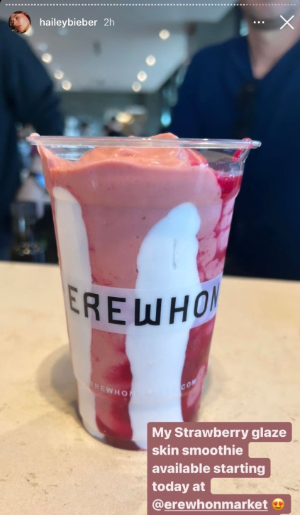 헤일리 비버 스무디 18$
