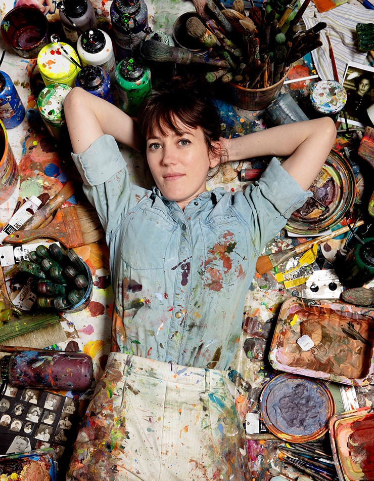 Claire Tabouret, Photo: ⓒGuillaume Ziccarelli Courtesy of the artist and Perrotin
