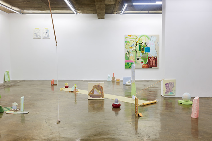 <On Evenness> 설치 전경, 2019, 백아트갤러리.