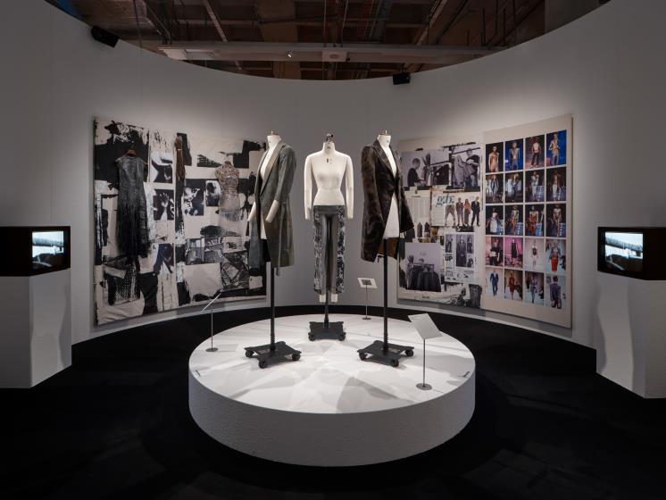Alexander McQueen: The Story of Taxi Driver room. Photo Andy Stagg. © the Design Museum.