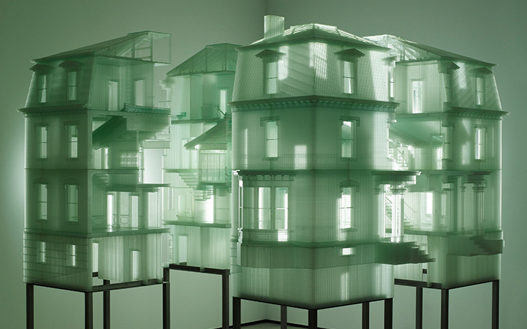 <Home Within Home>, 2009, Photosensitive resin 218.8 x 243.04x256.84cm (84.14x95.69x101.12 inches) © Do Ho Suh Courtesy the Artist, Lehmann Maupin, New York and Hong Kong and Seoul