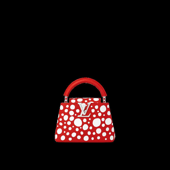 LV X YK 카퓌신 미니 백은 9백51만원 Louis Vuitton x Yayoi Kusama Collection.