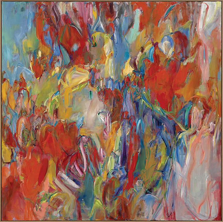 <Andromeda>, 2021, Oil on canvas, 200x200cm.