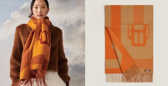 HERMES Casaque Sangle a Boucle 머플러 1백25만원