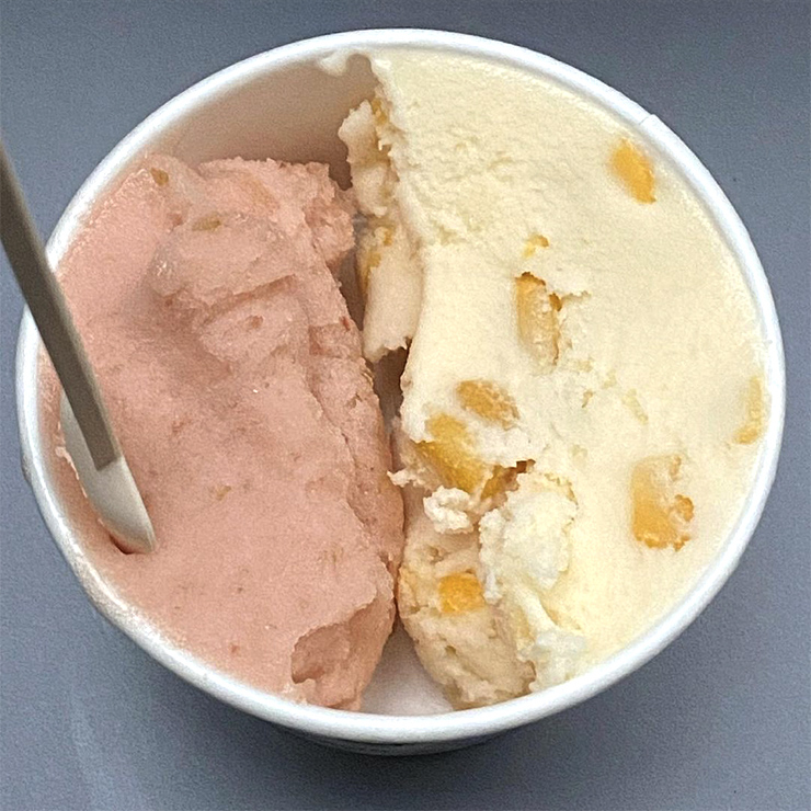 코타티에서 추천하는 여름 맛. 자두 소르베와 초당 옥수수의 조화!