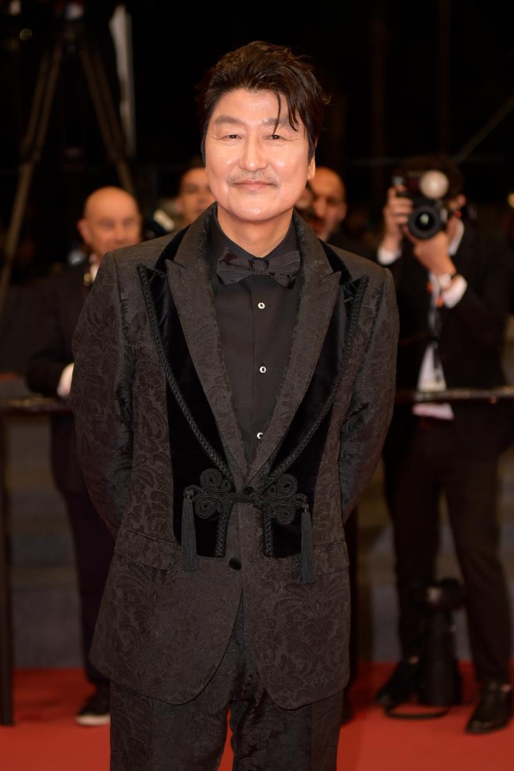 CANNES, FRANCE - MAY 25: Director Song Kang-ho attends the ″Cobweb (Dans La Toile)″ red carpet during the 76th annual Cannes film festival at Palais des Festivals on May 25, 2023 in Cannes, France. (Photo by Kristy Sparow/Getty Images)