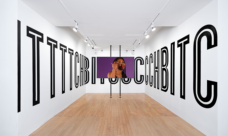 Martine Syms, Notes on Gesture, 2015.Exhibition view, No Space Just a Place, Daelim Museum, Seoul (2020)