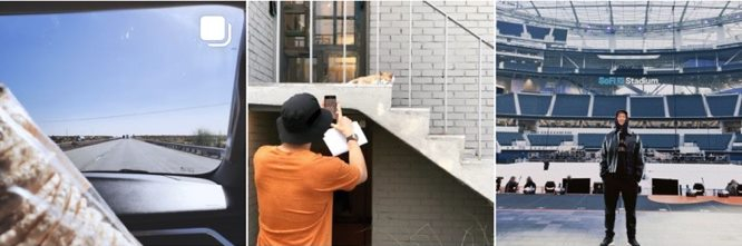 RM의 인스타그램 피드