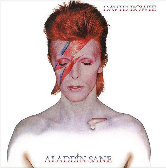 데이비드 보윗의 <Aladdin Sane> 앨범 커버  