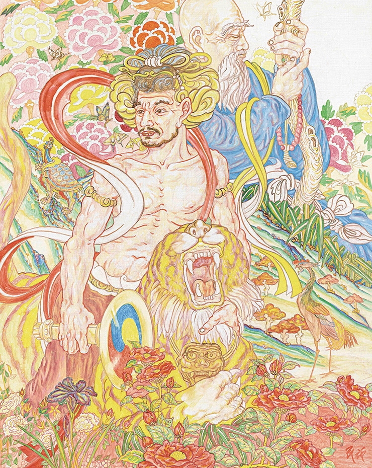 <달달박박>, 2020, 캔버스에 유채, 116.8x91cm.