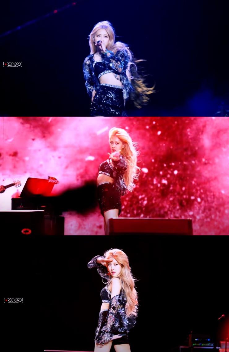 블랙핑크 로제 Coachella 코첼라 직캠 fancam - KILL THIS LOVE/ RÉCORD 레코드