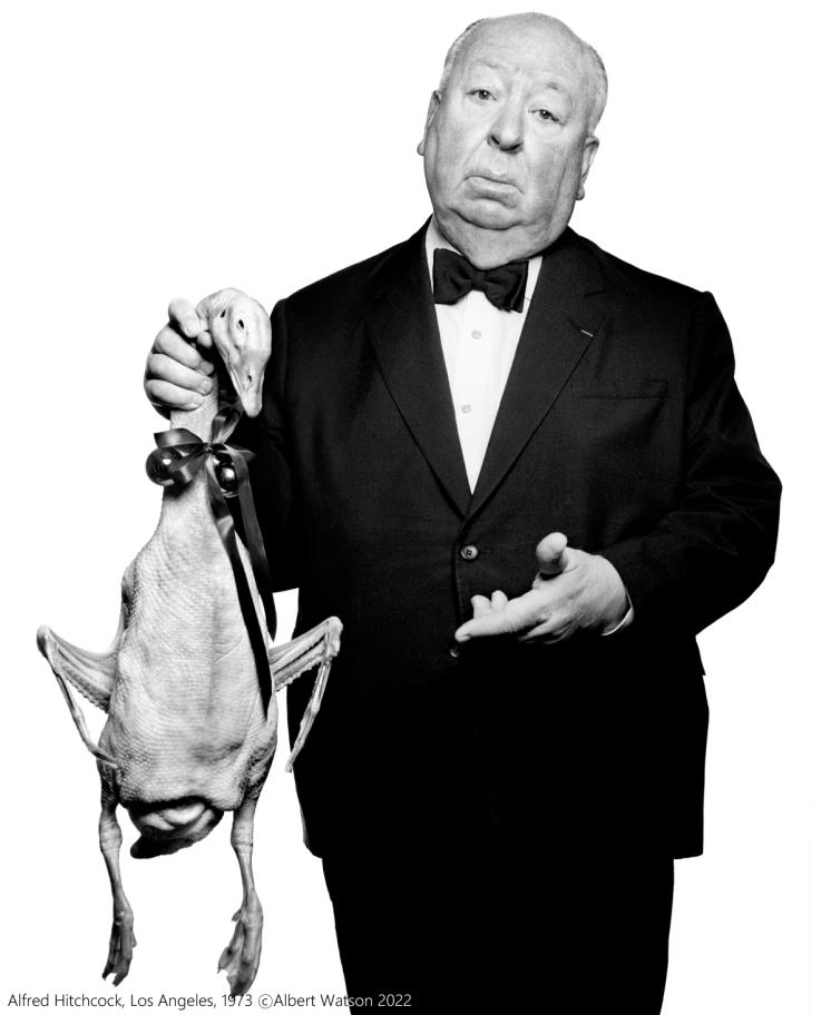 ALBERT WATSON, Alfred Hitchcock, Los Angeles, 1989