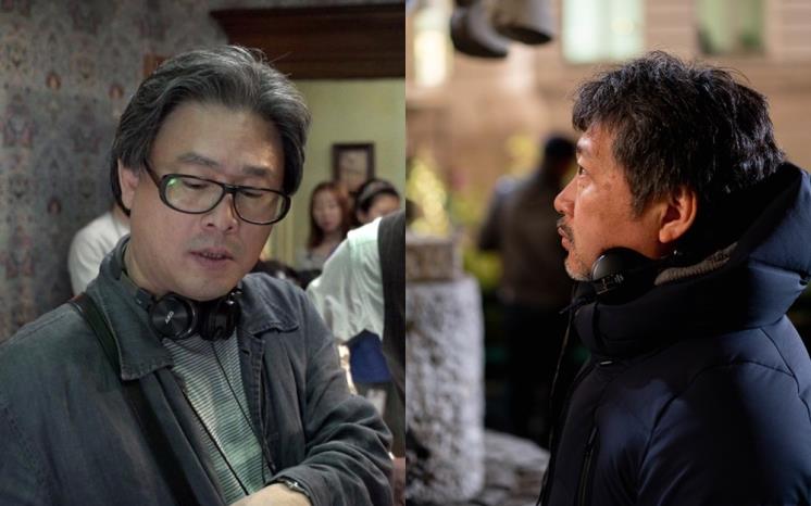 박찬욱 감독(좌), 고레에다 히로카즈 감독(우) / CJ엔터테인먼트