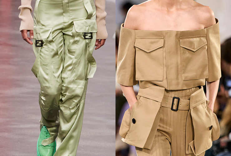 (왼쪽부터) Fendi, Sacai