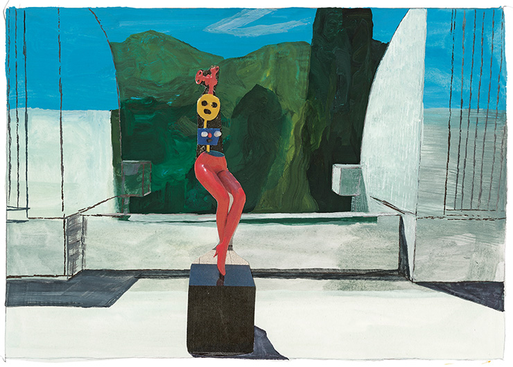 Rooftop terrace, Fundacio Joan Miro, Montjuic.