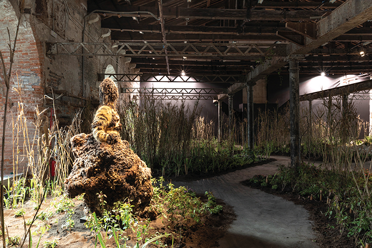 Precious Okoyomon, <To See The Earth Before the End of the World>, 2022. Photo by: Roberto Marossi