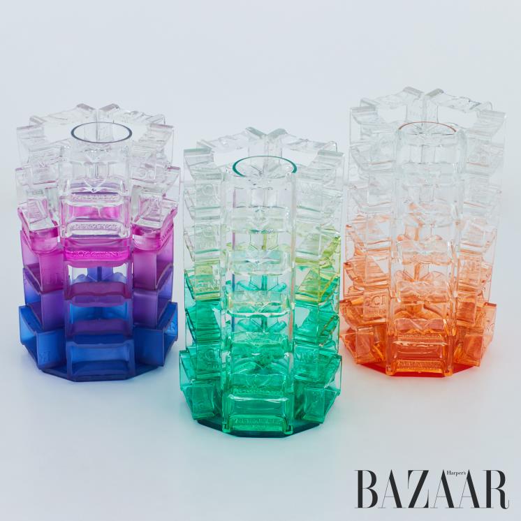 이터널글라스가 유리 공병으로 만든 화병.